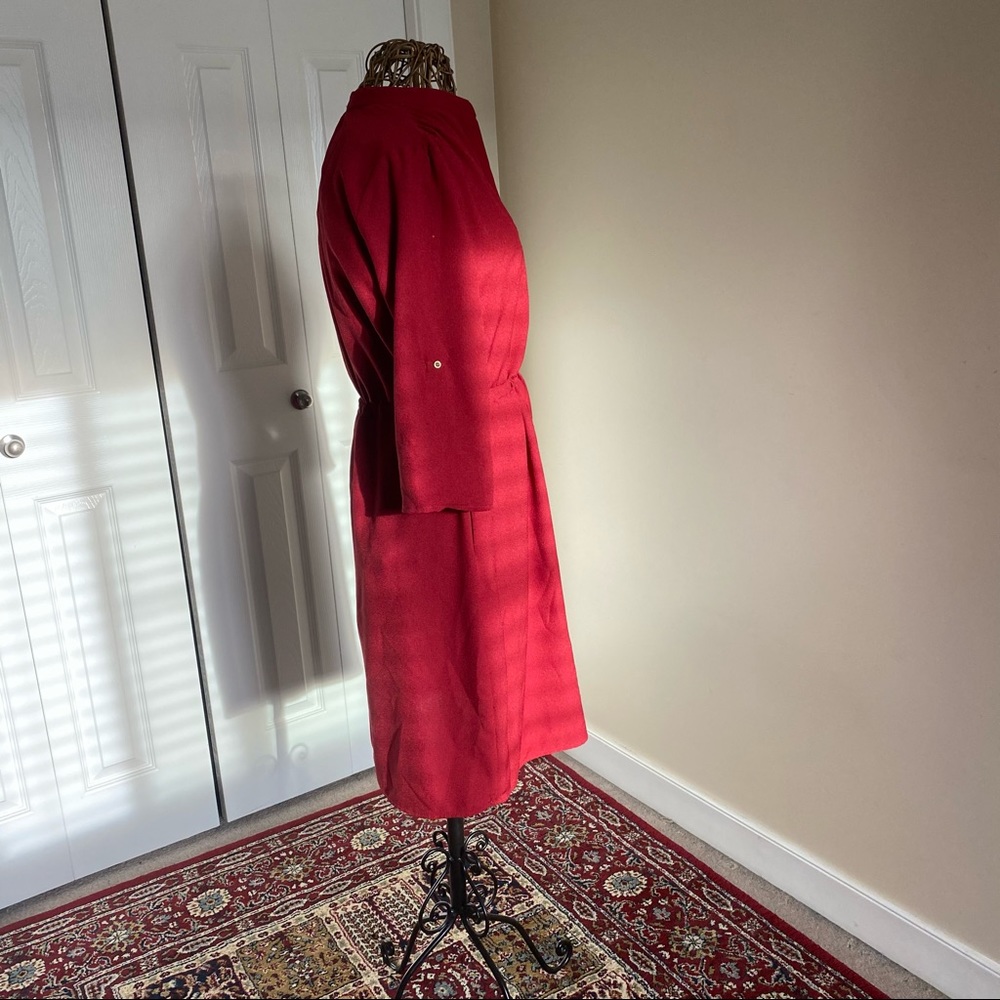 Red Shirt Dress - Picture 6 of 9